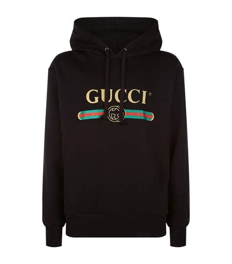 gucci men's zip up hoodie|Gucci oversized logo hoodie.